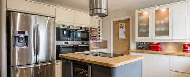 Kitchen with new appliances